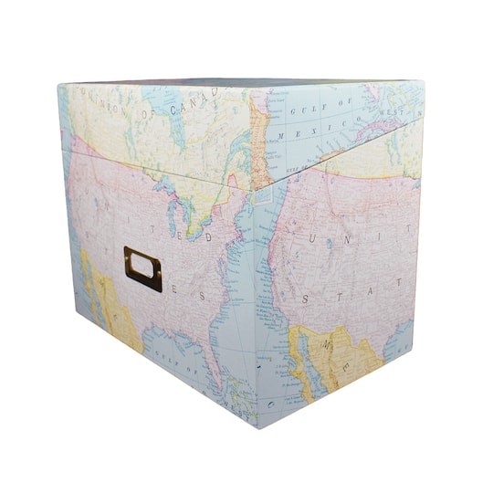 Map Decorative File Box by Ashland&#xAE;